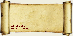 Tijana Sebić vizit kartica